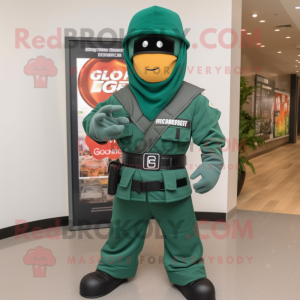 Forest Green Gi Joe maskot...