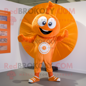 Orange Plate Spinner maskot...