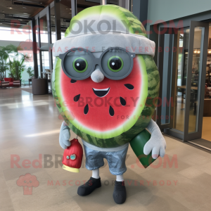 Sølv vandmelon maskot...