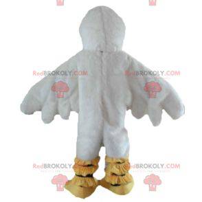 White and yellow duck gull mascot - Redbrokoly.com