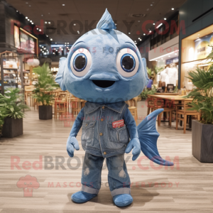 Blue Goldfish mascotte...