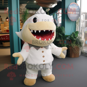 Cream Shark mascotte...