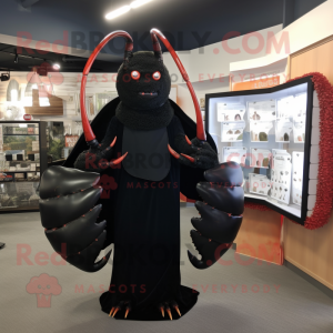 Black Lobster maskot...