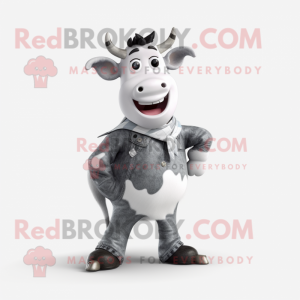 Silver Holstein Cow...