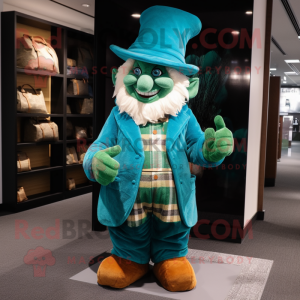 Cyanfarbener Leprechaun-Hut...