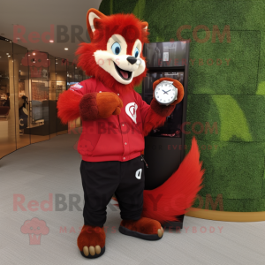 Red Skunk mascotte kostuum...