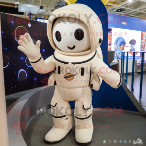 Cream Astronaut mascotte...