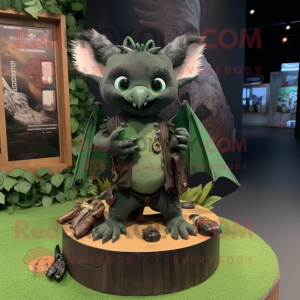 Forest Green Bat mascotte...