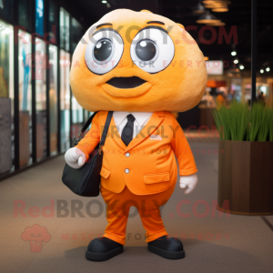 Orange Champagne maskot...