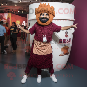 Maroon Biryani maskot...