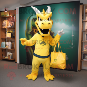 Yellow Dragon maskot...