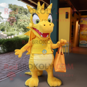 Yellow Dragon mascotte...