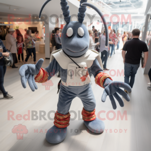 Gray Lobster mascotte...