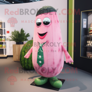 Pink Cucumber mascotte...