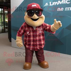 Maroon Momentum maskot...