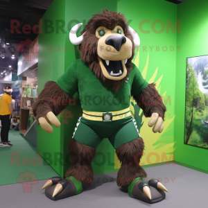 Forest Green Bison maskot...