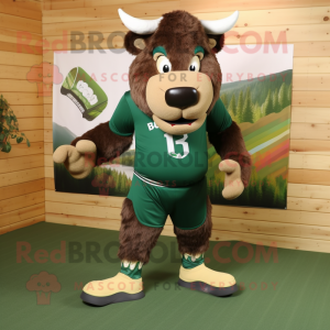 Forest Green Bison mascotte...