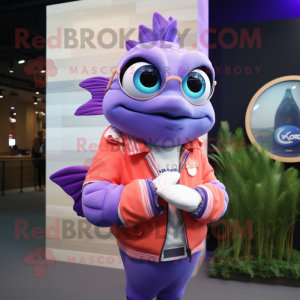 Lavendel zalm mascotte...