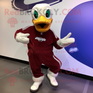 Maroon Swans mascotte...