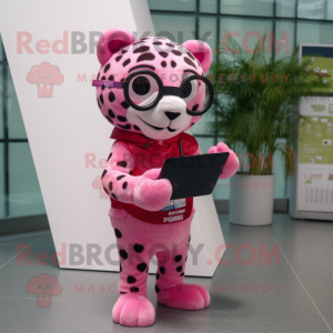 Pink Leopard mascotte...