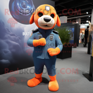 Orange Navy Seal mascotte...