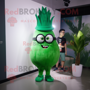 Green Onion maskot drakt...