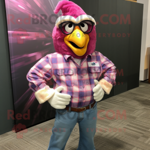 Magenta Chicken mascotte...