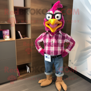 Magenta Chicken mascotte...