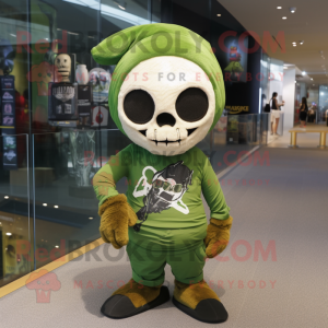 Olive Skull mascotte...