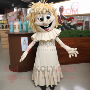 Creme Scarecrow maskot...