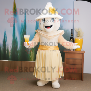 Cream Scarecrow maskot...