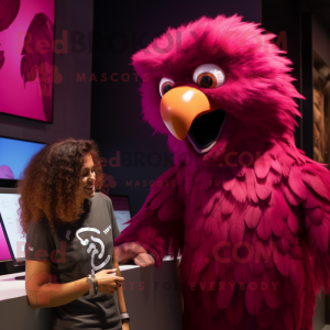 Magenta Eagle mascotte...