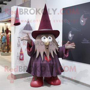 Maroon Witch S Hat maskot...