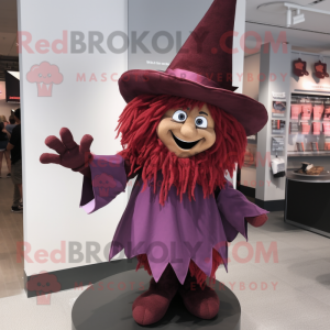 Maroon Witch S Hat mascotte...