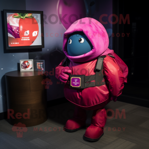 Magenta Grenade mascotte...