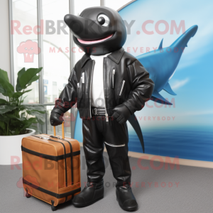 Black Swordfish mascotte...