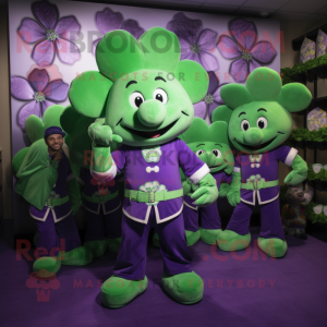 Purple Bunch Of Shamrocks...