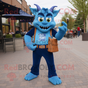 Blue Devil maskot drakt...