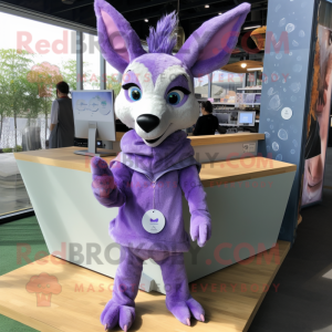 Lavendel Dingo maskot...