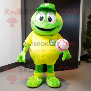 Postava maskota Lime Green...