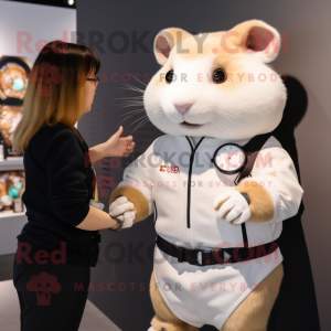 Crème Hamster mascotte...