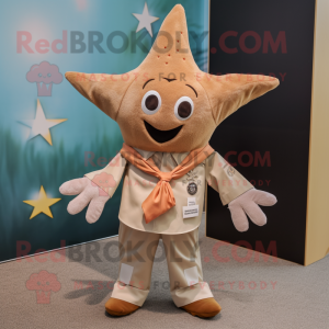 Tan Starfish mascotte...