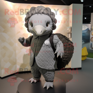 Gray Pangolin mascotte...