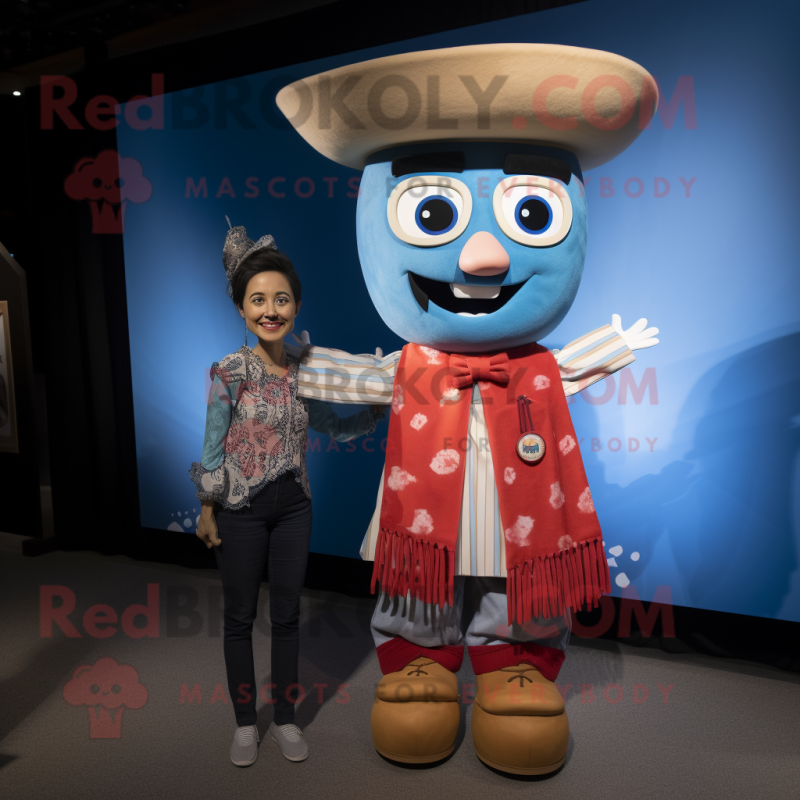 nan Enchiladas mascot costume character dressed with a Mom Jeans and Bow ties nan Enchiladas mascot costume character dressed with a Mom Jeans and Bow ties