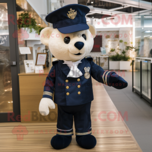 Navy Love Letter mascotte...