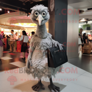 Silver Ostrich mascotte...