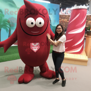 Maroon Arrow Of Love maskot...