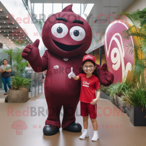 Maroon Arrow Of Love maskot...