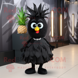 Svart aas maskot kostyme...