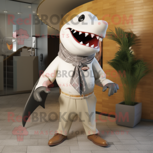 Cream Shark mascotte...